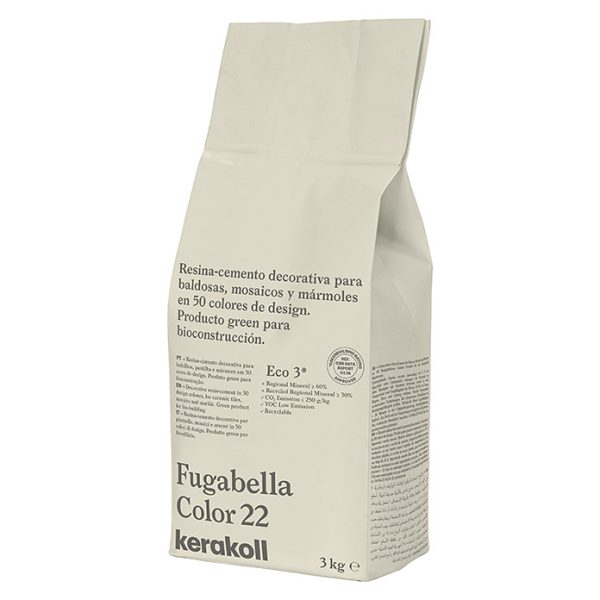 FUGABELLA 22 - Cerdomus Tile Studio Quality Tiles - October 23, 2021 3KG Kerakoll Fugabella Grout #22 **discontinued** 15572#22