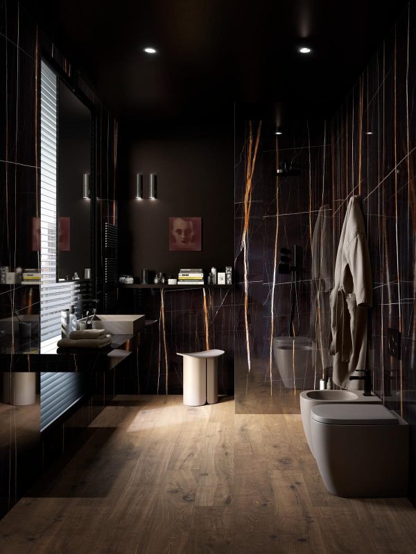 M8ZJ LIFE - Cerdomus Tile Studio Quality Tiles - March 8, 2022 1600x3200x6 Grande Sahara Noir Lux Pol Panel M8ZJ