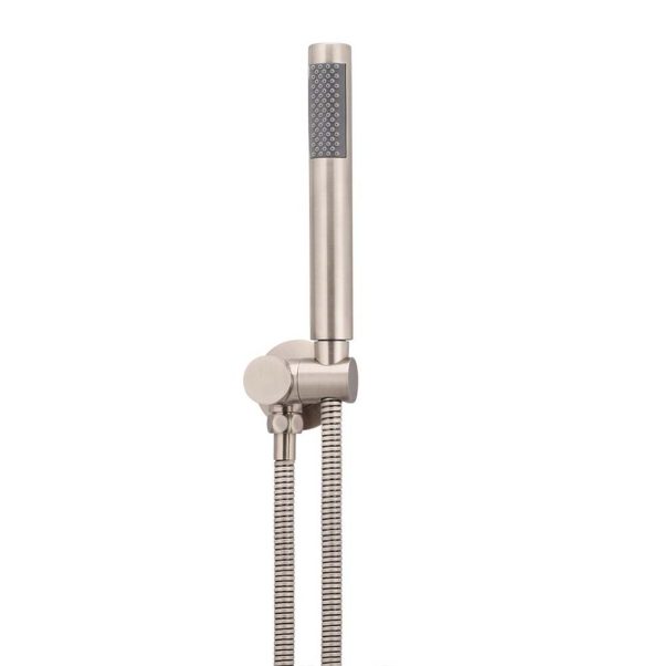 MZ06 R CH - Cerdomus Tile Studio Quality Tiles - December 7, 2021 Round Hand Shower On Swivel Bracket - Champagne MZ06-R-CH