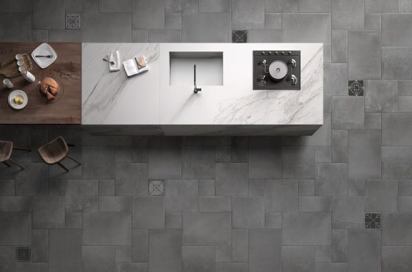 F2481 F2481EX LIFESTYLE 1 - Cerdomus Tile Studio Quality Tiles - May 3, 2023 400x600 Terra Cotta Grigio French Pattern P3 F2481