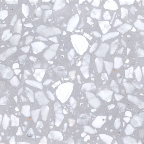 Lido Large Chip - Cerdomus Tile Studio Quality Tiles - December 16, 2022 600x600x20 Lido Grey Large Chip Terrazzo Honed TEZ2502