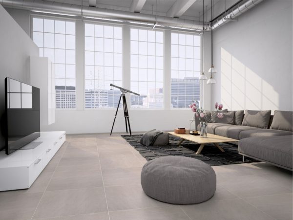 TER4505 lifestyle image - Cerdomus Tile Studio Quality Tiles - February 1, 2023 300x600 Terrain Pewter Matt M3692M